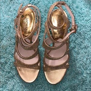 Gold Michael Kora Formal Shoes